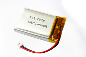 3.7V  902535 800mAh 美容仪聚合物锂电池