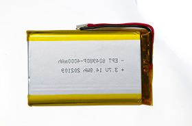 3.7V 805080 4000mAh 扩音器聚合物锂离子电池
