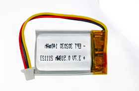3.7V 302030 140mAh GPS聚合物锂电池
