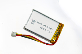 3.7V 603448 1080mAh GPS聚合物锂离子充电电池
