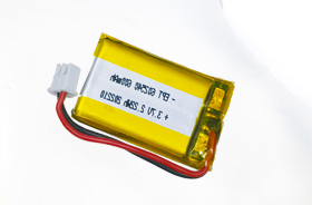 3.7V 602540 600mAh 耐高温充放电车载电子聚合物锂电池